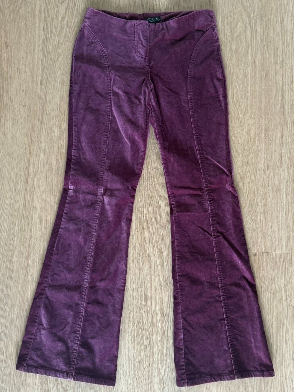 Heart Moon Star low rise corduroy pant